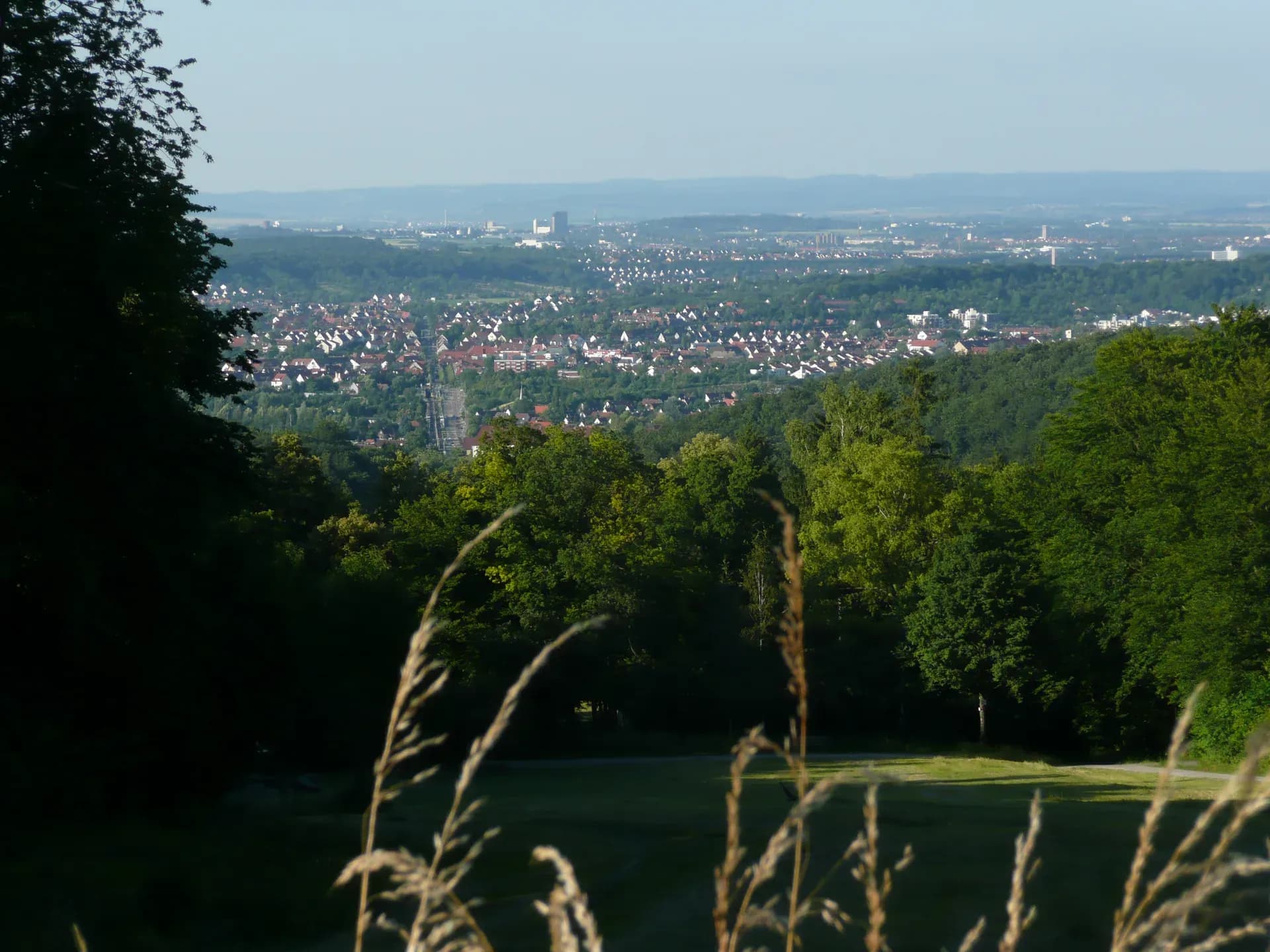 Blick vom Schloss Solitude auf Stuttgart-Weilimdorf